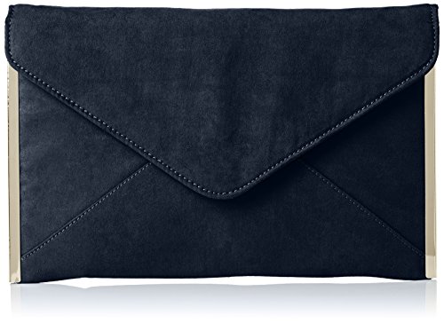 SwankySwans Damen Louis Wildleder Slim Umschlag Party Ball Clutch Kupplung, blau - Blau (Marineblau) - Größe: One Size von SwankySwans