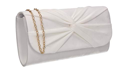 SwankySwans Damen Louise Clutch, weiß von SwankySwans