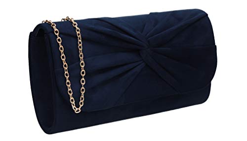 Swankyswans Damen Louise Unterarmtasche, Navy Blue von SwankySwans