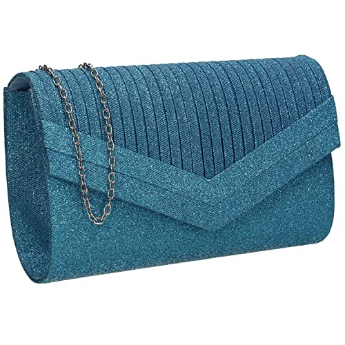 SwankySwans Damen Ruth Clutch-Tasche, blau von SwankySwans