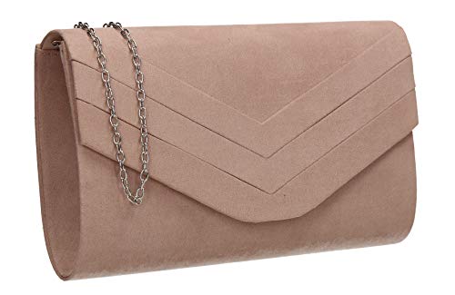 SwankySwans Damen Samantha Clutch, Nude von SwankySwans