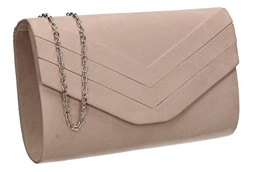 SwankySwans Damen Samantha Clutch, Nude von SwankySwans