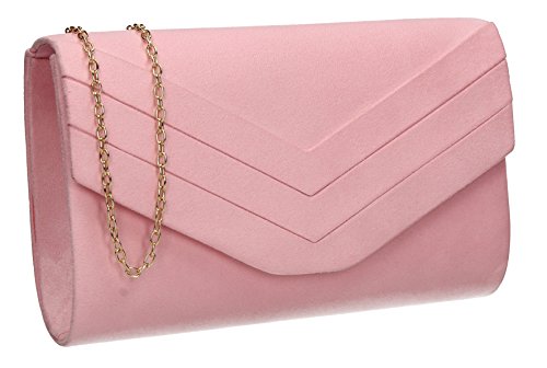 SwankySwans Damen Samantha Clutch Bag, Rose von SwankySwans