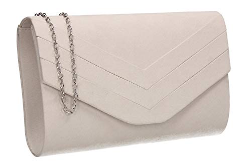 SwankySwans Damen Samantha Clutch, elfenbeinfarben von SwankySwans