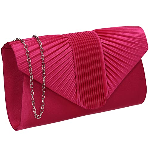 SwankySwans Damen Sophie Clutch-Tasche, Fuchsia von SwankySwans