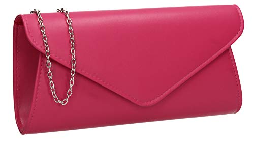 SwankySwans Damen Lora Clutch-Tasche, Fuchsia von SwankySwans