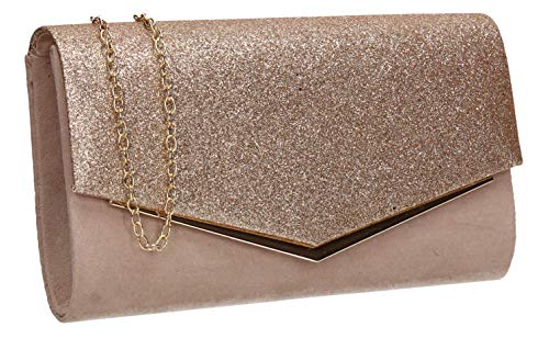 SwankySwans Damen Janey Clutch-Tasche, Nude von SwankySwans