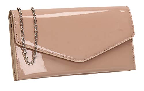 SwankyswansEvieDamenClutchBeige (Nude Beige)3x12x24 Centimeters (W x H x L) von SwankySwans