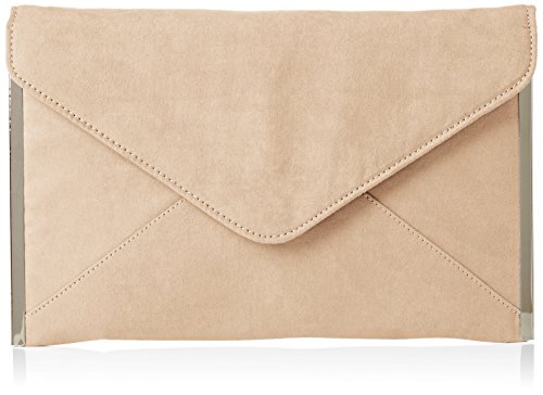 SwankySwans Damen Louis Wildleder Slim Umschlag Party Ball Clutch Kupplung, beige - Beige (Nude) - Größe: One Size von SwankySwans