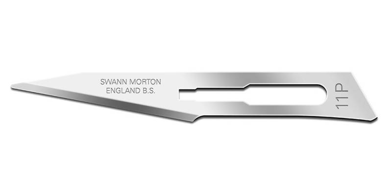 Swann Morton Rasierklingen Swann Morton Skalpellklingen Unsteril, für Skalpellgriff Nr.3 von Swann Morton
