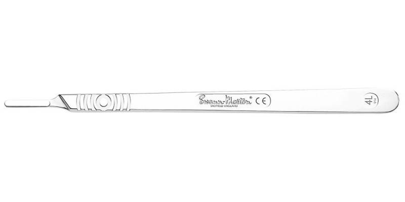 Swann Morton Rasiermesser Skalpellgriff Nr. 4L Swann Morton langer 22cm Skalpellhalter 815 von Swann Morton