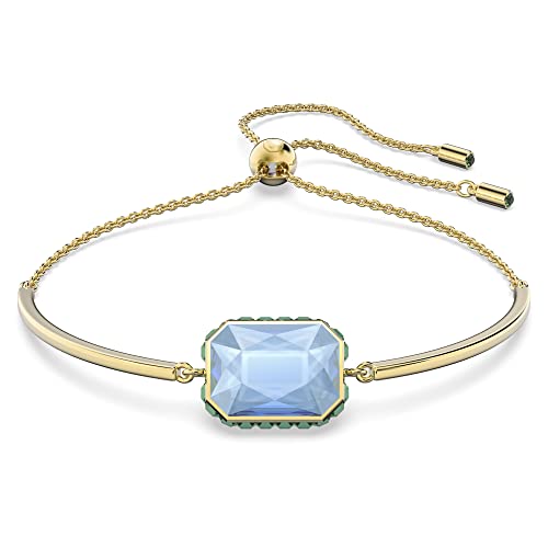 Swarovski Orbita Armband, Vergoldetes Damenarmband mit Farbenfrohem, Strahlendem Anhänger von Swarovski