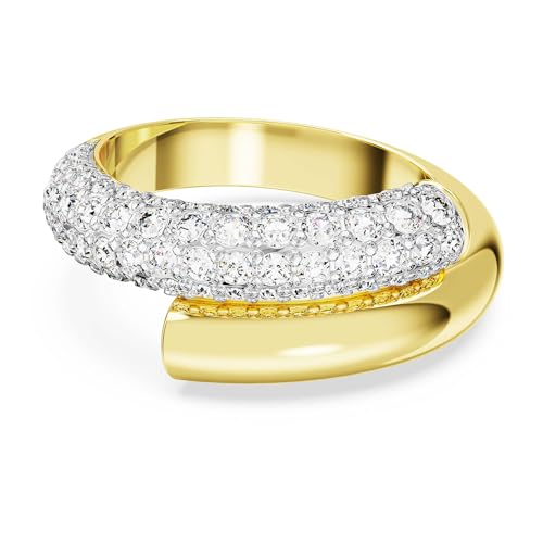 Swarovski Dextera Ring, Weiß, Goldlegierungsschicht von Swarovski