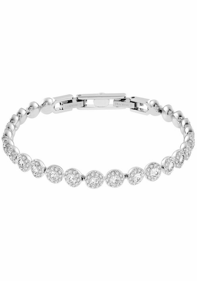 Swarovski Armband ANGELIC, WEISS, RHODINIERT, 5071173, mit Swarovski® Kristallen von Swarovski