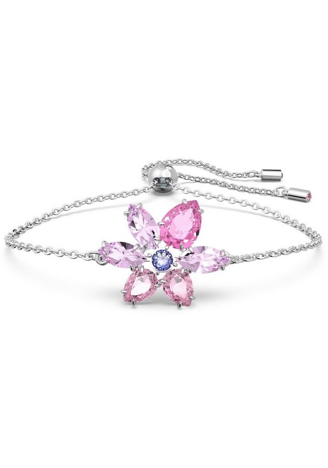 Swarovski Armband Gema, Verschiedene Schliffe, Blume, 5658396, mit Swarovski® Kristall von Swarovski