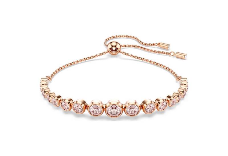 Swarovski Armband Imber Tennis Armband Rundschliffe, 18k Rosévergoldung 5718204 von Swarovski