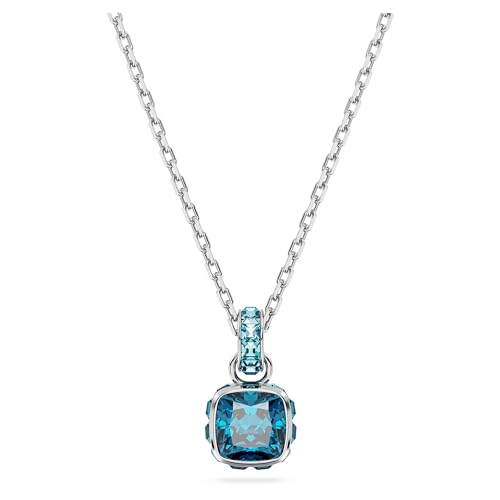 Swarovski Birthstone Anhänger, Kissenschliff, Dezember, Blau, Rhodiniert von Swarovski