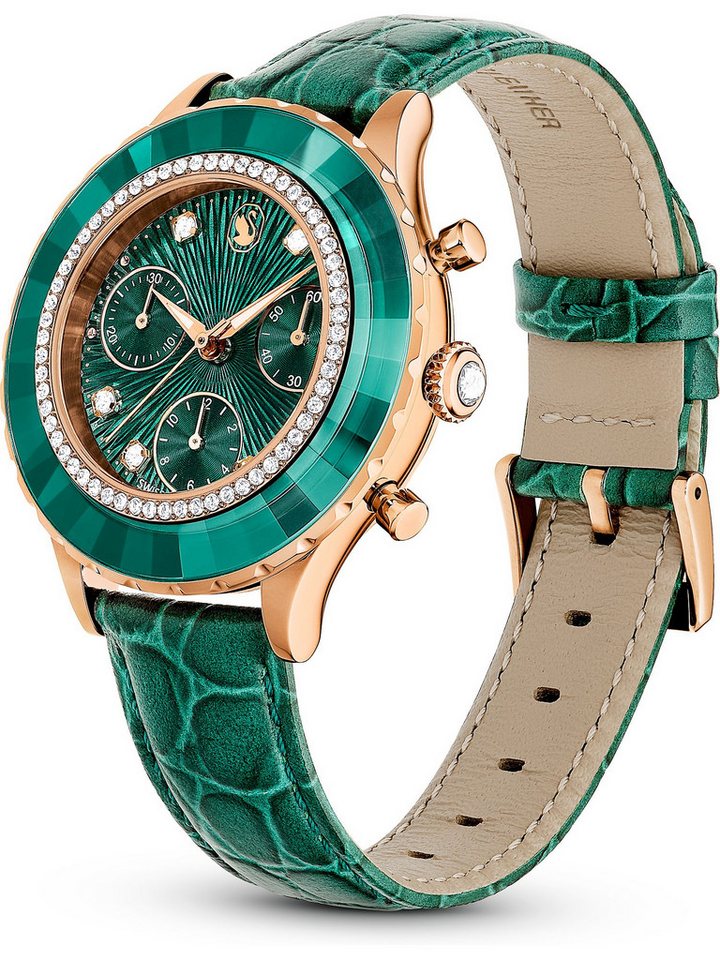 Swarovski Chronograph Swarovski Damen-Uhren Analog Quarz von Swarovski