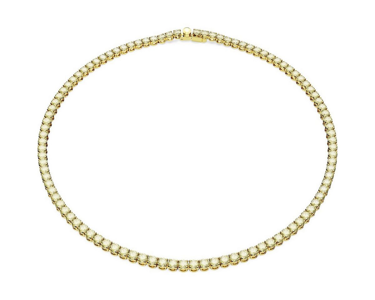 Swarovski Collier Halskette Damen Matrix Swarovski® Kristall Gold-Ton 5681799 von Swarovski