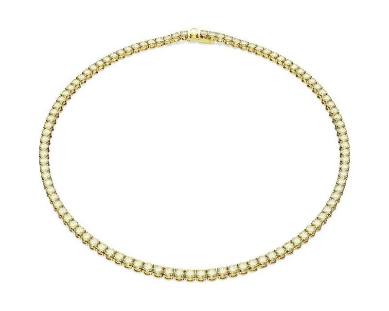 Swarovski Collier Halskette Damen Matrix Swarovski® Kristall Gold-Ton 5681799 von Swarovski