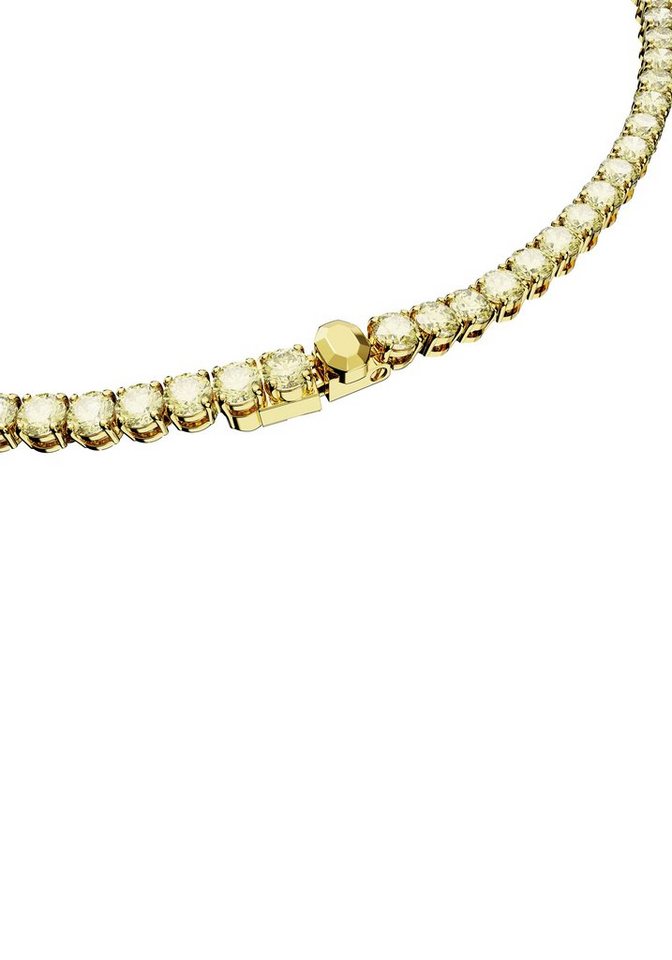 Swarovski Collier Matrix Tenniskette, Rundschliff, 5681799, mit Swarovski® Kristall von Swarovski