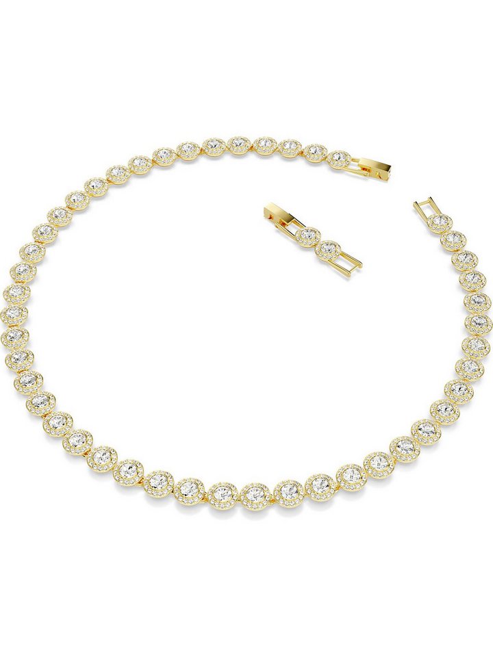 Swarovski Collier Swarovski Damen-Kette Metall Swarovski-Kristall von Swarovski