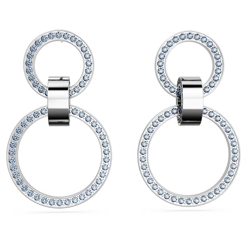 Swarovski Hollow Drop-Ohrhänger, Rhodinierte Ohrringe mit Funkelndem Kristallpavé Swarovski Hollow Drop-Ohrhänger, Rhodinierte Ohrringe mit Funkelndem Kristallpavé von Swarovski