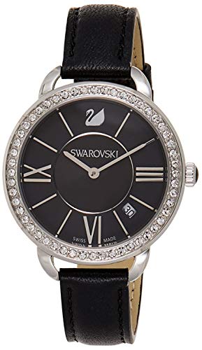 Swarovski Damen Analog Quarz Uhr mit Leder Armband 5172151 von Swarovski
