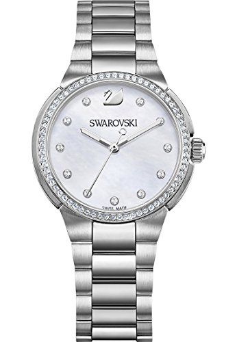 Swarovski Damen-Armbanduhr Analog One Size, perlmutt, silber von Swarovski