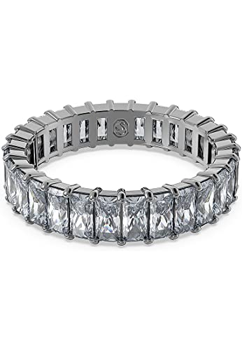 Swarovski Damen-Damenring Kristall 52 Grau 32023785 von Swarovski