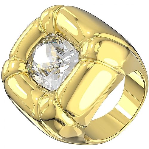 Swarovski Damen-Damenring Metall Kristall 58 Gold 32019926 von Swarovski
