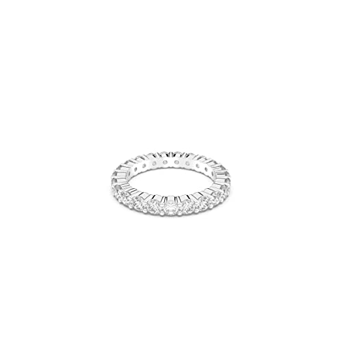 Swarovski Vittore XL Ring, Weiss, Rhodiniert von Swarovski