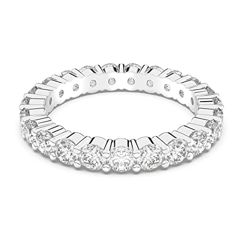 Swarovski Matrix Vittore Round Cut Ring, Weiß, 58 von Swarovski
