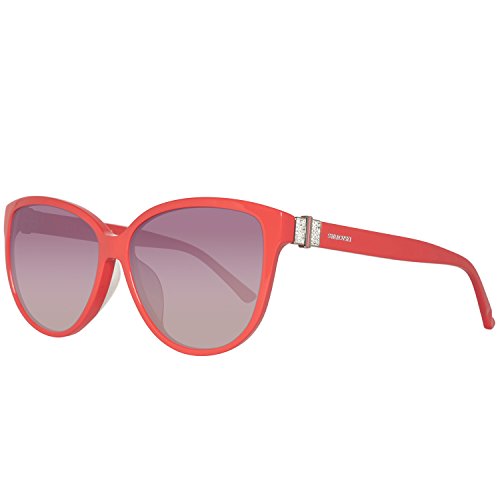 Swarovski Damen SK0120F-5866B Sonnenbrille, Rot (Shiny Red/Gradient Smoke), 58 von Swarovski