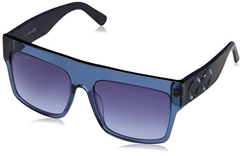 Swarovski Damen SK0128-5690W Sonnenbrille, Blau (Shiny Blue/Gradient Blue), 56 von Swarovski