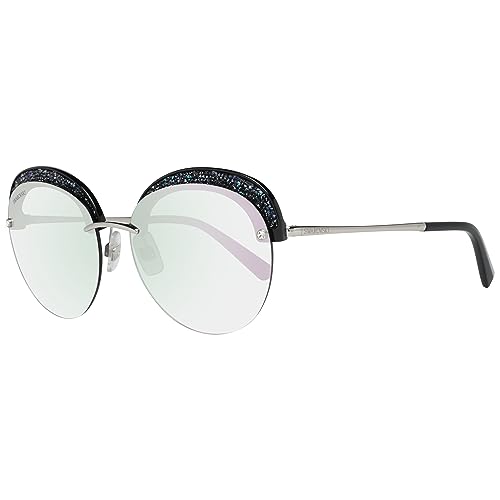 SWAROVSKI Damen SK0256 Sonnenbrille, Shiny Palladium von SWAROVSKI