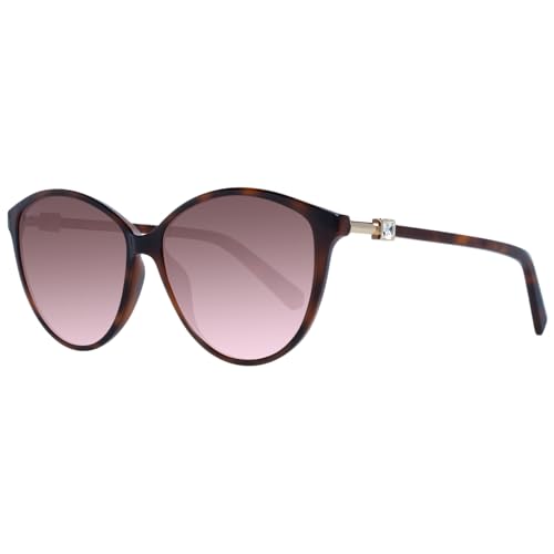 Swarovski Damen Sk0331 Sonnenbrille, Dark Havana, 56 von Swarovski