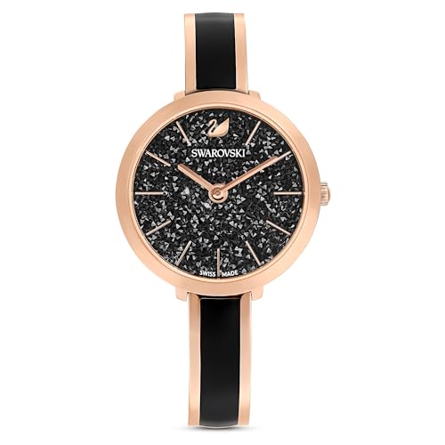 Swarovski Damen-Uhren Analog Quarz One Size Schwarz 32016344 von Swarovski