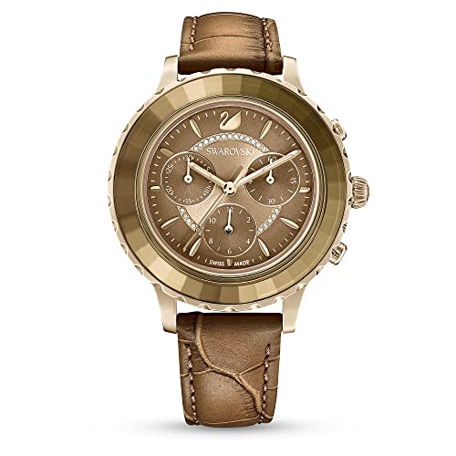 Swarovski Damen Analog Quarz Uhr mit Leder Armband 5632260 von Swarovski