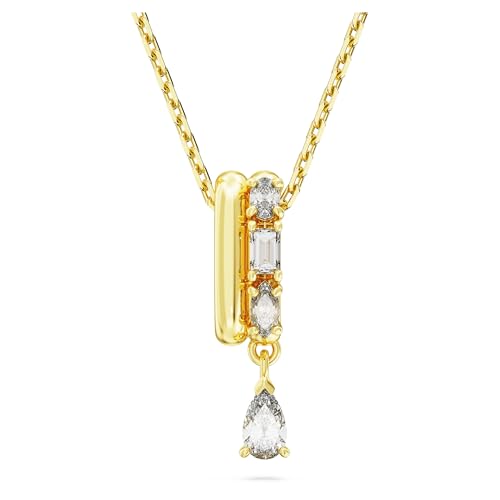 Swarovski Dancing Swan Halskette, Weiß/Goldtönen, Imber-Anhänger von Swarovski