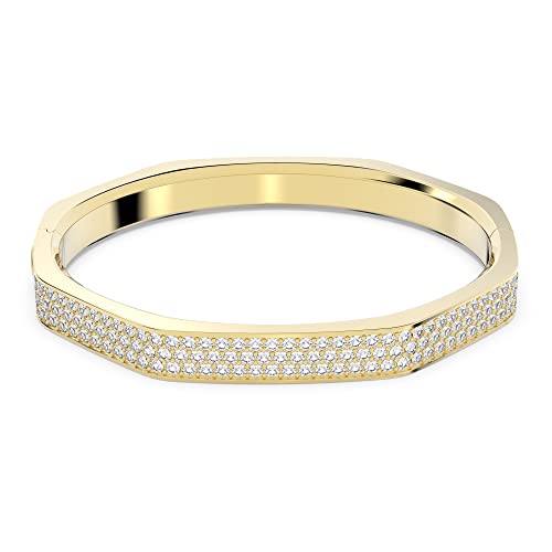 Swarovski Dextera Armreif, Vergoldetes Damenarmband mit Strahlenden Swarovski Kristallen von Swarovski