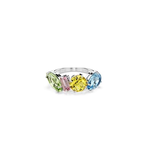 Swarovski Gema Cocktailring für Damen, rhodiniert, gemischte Schliffe, Größe 58, mehrfarbig, One Size, Kristall, Kristall Swarovski Gema Cocktailring für Damen, rhodiniert, gemischte Schliffe, Größe 58, mehrfarbig, One Size, Kristall, Kristall von Swarovski
