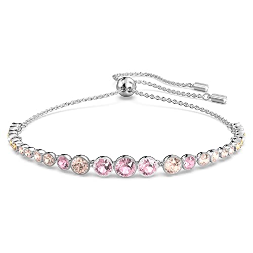 Swarovski Emily Armband, Mehrfarbiges, Rhodiniertes Damenarmband mit Kristallpavé von Swarovski