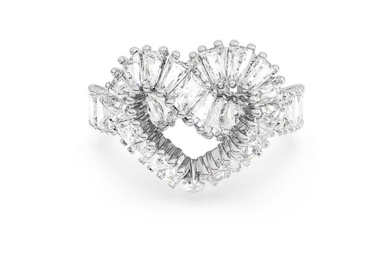Swarovski Fingerring Swarovski 5648291 Cocktailring Matrix, Verschiedene Schliffe, Herz (kein Set, 1-tlg) von Swarovski