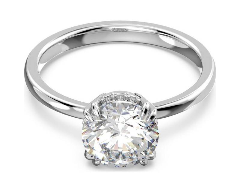 Swarovski Silberring Swarovski-CONSTELLA:RING RND S WHITE/RHS 55 rhodiniert von Swarovski