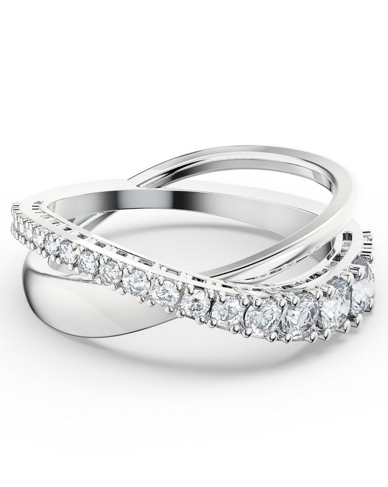 Swarovski Fingerring Twist Rows, 5563911, 5572710, 5572716, 5572718, 5572724, mit Swarovski® Kristall von Swarovski