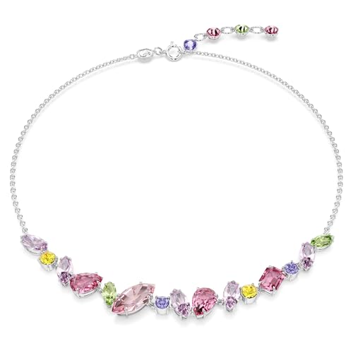 Swarovski Gema Halskette, Rhodinierte Damenkette mit Mehrfarbigen Swarovski Kristallen Swarovski Gema Halskette, Rhodinierte Damenkette mit Mehrfarbigen Swarovski Kristallen von Swarovski