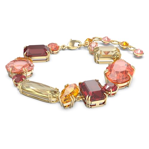 Swarovski Gema Halskette, Ohrringe und Armband, Kristallschmuck-Kollektion, goldfarben und rhodiniert, mehrfarbige Kristalle, Einheitsgröße, Kristall, Kristall von Swarovski