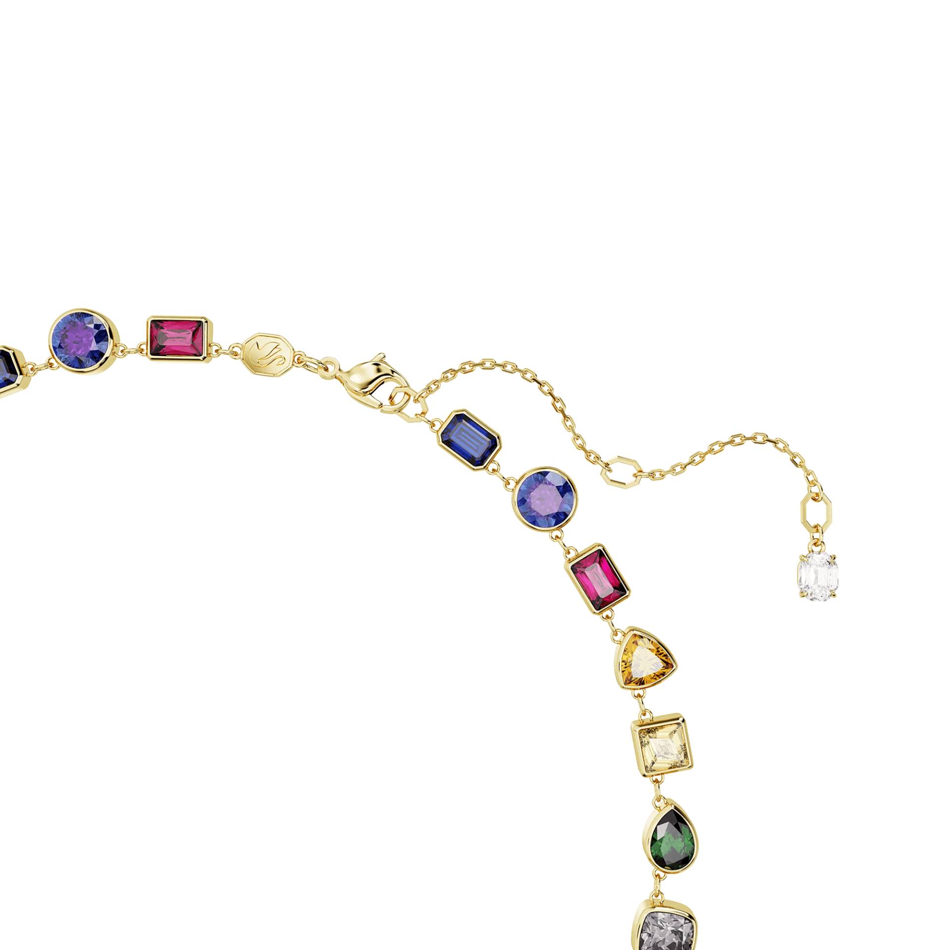 Swarovski Halskette - Stilla necklace, Mixed cuts, Gold-tone plated - Gr. unisize - in Mehrfarbig - für Damen von Swarovski