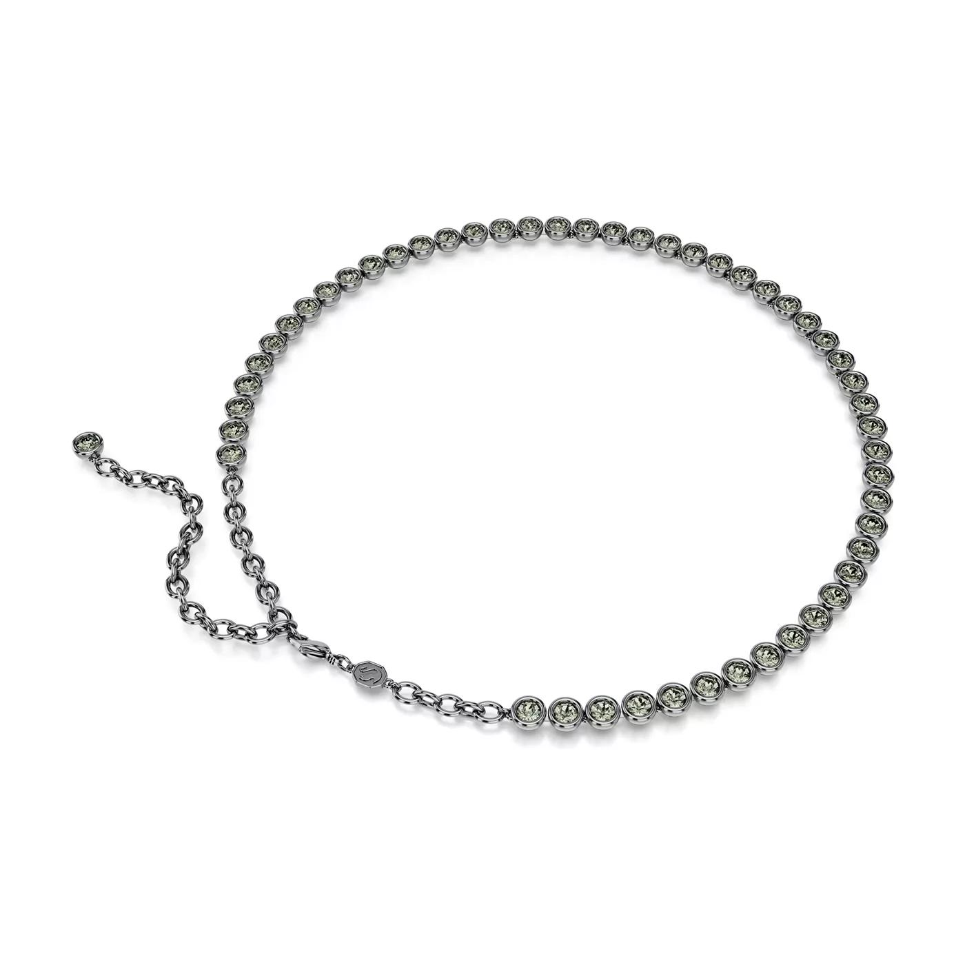 Swarovski Halskette - Swarovski Imber Graue Kette 5682593 - Gr. unisize - in Grau - für Damen von Swarovski